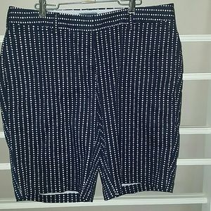 Lands End  Blue with Pink  Polka Dot shorts